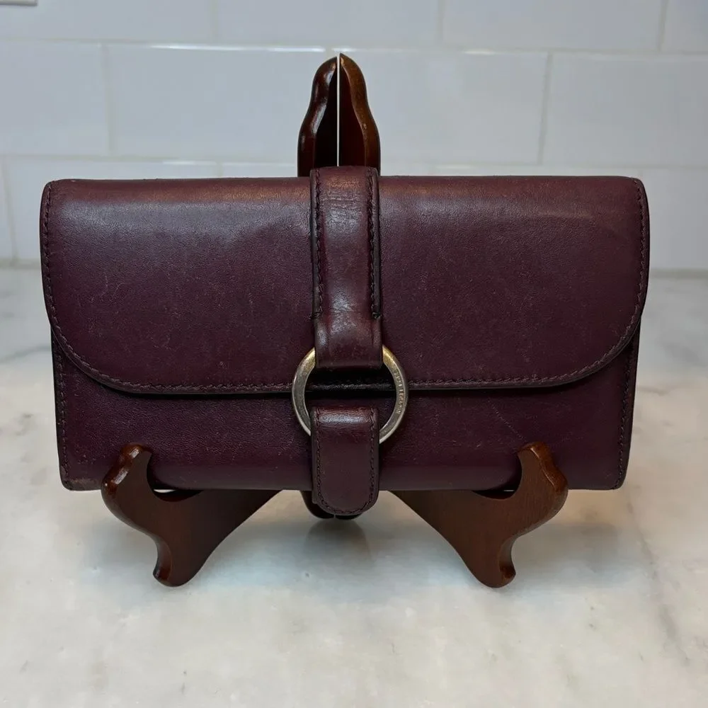 Michael Kors Wallet Leather Large Flap Closure Wallet Clutch